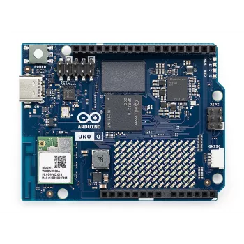 Arduino Uno Q ABX00162 Development Board, 2 GB / 16 GB eMMC, 4 x 2.0 GHz