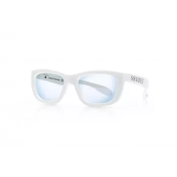 SHADEZ Blue Light White Teeny Children's Glasses for Digital Devices, 3-7 Years