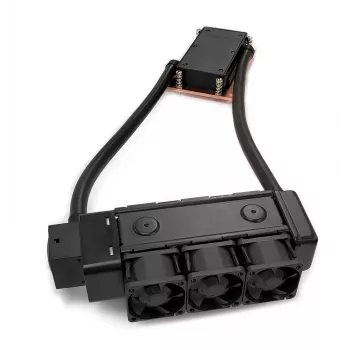 Dynatron L36 1U Active Liquid CPU Cooler for AMD SP6/TR5, 300W TDP, Copper Cold Plate, 40mm Dual Ball Bearing Fan, 10000 rpm