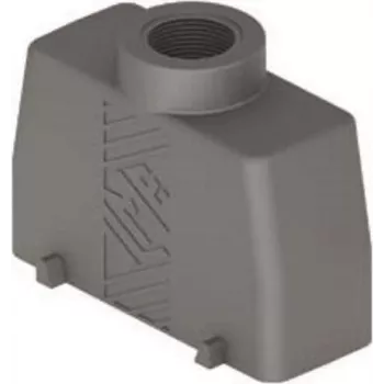 ILME TMAV24.32 high T-type hood, size 104.27, 4 screws, 1x M32 straight entry, grey