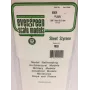 Evergreen Polystyrene Sheet 300 mm x 150 mm x 0.13 mm, White, 3-Pack (9009)