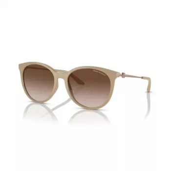 Armani Exchange Women's Sunglasses Rectangular AX4140S 834213 Havana Brown Gradient 55/17/140 mm