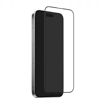PURO Tempered Glass Screen Protector with Frame and Installation Aid for Apple iPhone Air, Transparent (PUSDGFRAIPHONE1766)