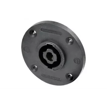 Neutrik NL4MPRXX speakON Chassis Connector 4-Pole Socket Panel Mount Black