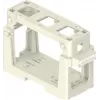 ILME COB03/3BC module carrier for 3x 21.21 mm inserts, thermoplastic, black