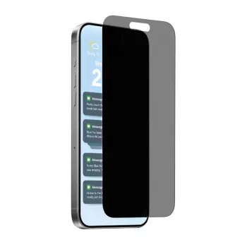 PURO Privacy Screen Protection Glass for Apple iPhone 17 Pro Max – Tempered Glass, Scratch-Resistant