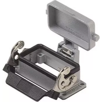 ILME CHI16LS surface mounting housing, size 77.27, die-cast aluminium, grey, single lever, IP65, M25
