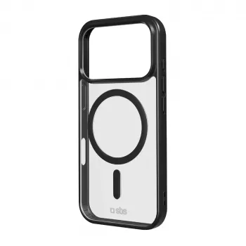 SBS Case Apple iPhone 17 Pro Transparent Black MagSafe-compatible TEMAGCOLIP1763PK