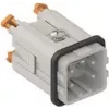ILME CKSHM04 SQUICH male insert 4P+PE 10A 400V silver contacts size 21.21