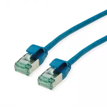 ROLINE RM U/FTP Patch Cable Cat.6A/Class EA SLIM Blue 0.5m - FTP 21.45.3342