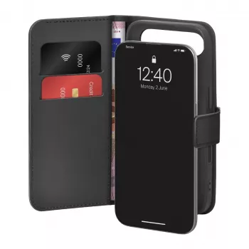PURO Flip Case for Apple iPhone 17 Air PUIPC1766BOOKC8BLK Black
