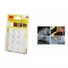 3M Bumpon Protective Bumpers SJ5312BL Transparent Round 12.7 mm Diameter, 3.5 mm Height, Self-Adhesive, Polyurethane, Vibration Damping