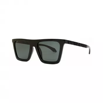 Versace VE4468UGB187 Women's Cat-Eye Sunglasses, Black Frame, Dark Grey Lenses, 53-19-140 mm