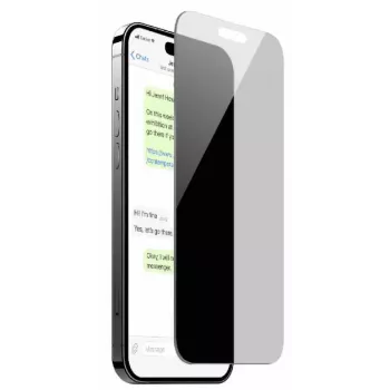 SBS Mobile Privacy tempered glass screen protector for iPhone 15 and iPhone 16 with side protection PUSDGPRIPHONE1661
