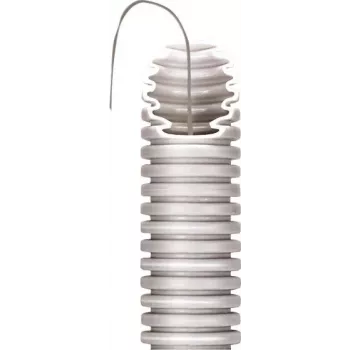 GEWISS DX20125R Flexible Corrugated Conduit, 25mm, Grey, 75m, with Pulling Wire