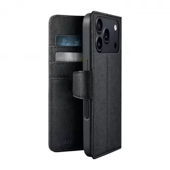 SBS Wallet Classic Mag Case for iPhone 18 Pro Max with Wallet and Stand, MagSafe Compatible – Black