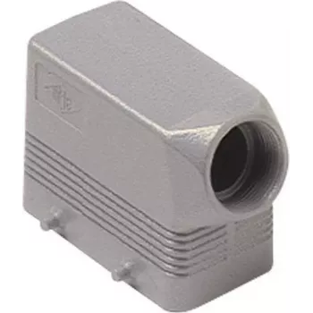 ILME MHO10.20 Side Entry Hood Housing Size 57.27 Die-Cast Aluminium Grey 4-Screw Locking M20