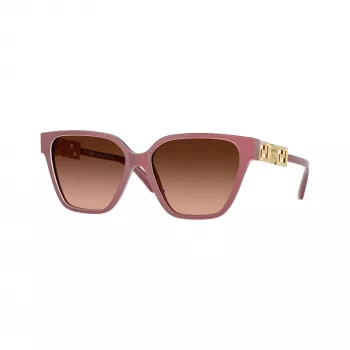 Versace Women's VE4471B Cat-Eye Sunglasses, Havana Frame, Brown Gradient Lens, 56mm VE4471B54755M