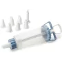 IBILI 104629 Piping Bag Set for Pastry, 18 cm, 6 Stainless Steel Nozzles, White