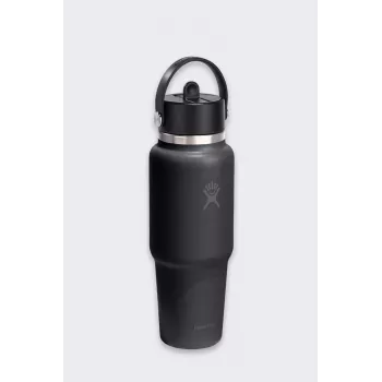 Hydro Flask 32 Oz Wide Flex Straw Travel Bottle (946 ml) – Black