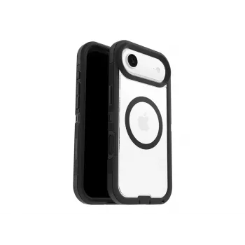 OtterBox Defender Series Pro XT Back Cover for Apple iPhone Air - MagSafe-compatible, Dark Side (Transparent/Black) 77-98498