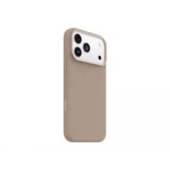 OtterBox Symmetry Series Back Cover for Apple iPhone 17 Pro Max – MagSafe-compatible – Cactus Leather, Magnet, Polyurethane – Gray Comfort (Beige) 77-99073