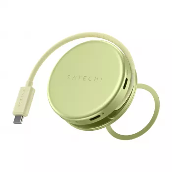 Satechi OntheGo 5-in-1 Multiport Adapter - USB-C Hub with 4K HDMI, USB-C 5Gbps, USB-A 5Gbps, SD Card Reader, 60W PD Pass-through (Citrus)