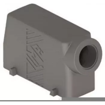ILME TMAO24.40 High Construction Cover, Size 24B, Side M40 Entry, 4-Screw Locking, Die-Cast Aluminium, RAL 7040