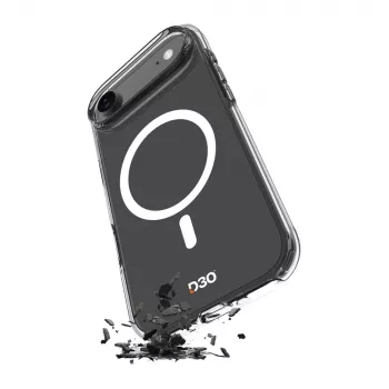 PURO Impact Clear D3O Bio Case for Apple iPhone Air, MagSafe-Compatible, Transparent (PUIPC1766IMPCLD3OTR)