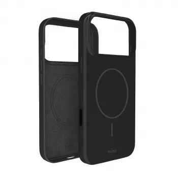 PURO Pulse Case for Apple iPhone 17 Pro – Black Polycarbonate, Scratch-Resistant PUIPC17P63PULSEBLK
