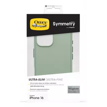 OtterBox Symmetry MagSafe Case for iPhone 16 – Everglade Green 77-96535