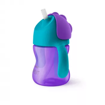 Philips Avent Bendy Straw Cup 200 ml, 9m+, Purple
