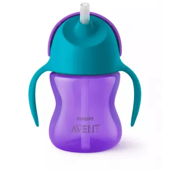 Philips Avent Bendy Straw Cup 200 ml, 9m+, Purple