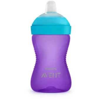 Philips AVENT My Grippy Soft Spout Training Cup 300 ml, 9m+, Purple