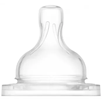 Philips Avent Anti-Colic Baby Bottle Silicone Teats, Fast Flow, 6M+, 2-Pack
