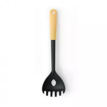 Brabantia Spaghetti Server, Vanilla Yellow, Nylon, Heat-Resistant, Dishwasher-Safe