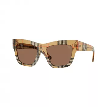 Burberry BE4449F414673 Women's Cat-Eye Sunglasses Dark Havana Brown Gradient 53mm