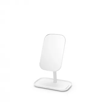 BRABANTIA ReNew Wall Mirror with Shelf, White