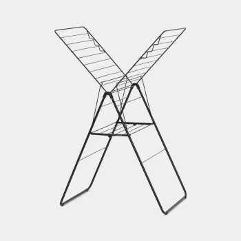 BRABANTIA HangOn Clothes Airer, 20m, Matt Black