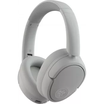 JLab Lux ANC Wireless Headband Bluetooth Headphones, White IEUHBJLUXANCRWHT62