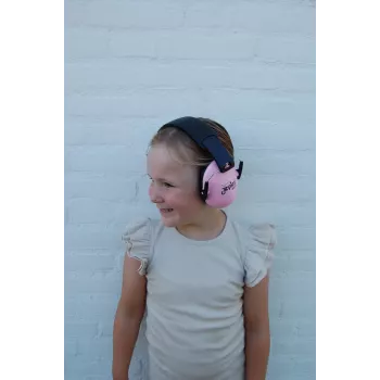 Jippie's Noise Protection Ear Defenders for Children, Light Pink