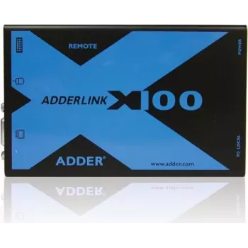 Adder AdderLink X100 VGA USB KVM Extender Set over CAT up to 100 Metres (X100-USB/P-IEC)