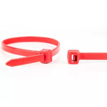 WKK red nylon cable ties 300 x 3.6 mm, 100-pack 110194271