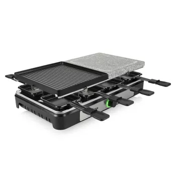 Tristar RA-2747 Raclette with Non-Stick Coating, Indicator Light, Grill Function, Black, Stone