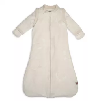 Lodger Hopper Matcha Turtle Baby Sleeping Bag with Removable Sleeves, Birch, 50/62