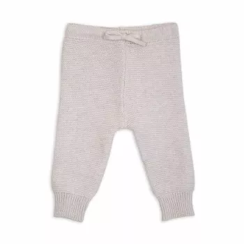 Lodger Jooger Knitted Merino Baby Trousers, Birch, Size 62