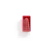 LEKUE Rectangular Ice Cube Tray with Lid, 14 Cubes, Red