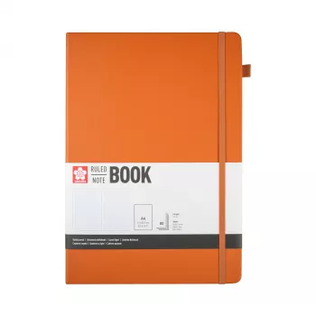 Sakura Notebook A4 Lined, Amber Hardcover, 160 Pages 94146605