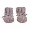 Lodger Slipper Merino Wool Baby Shoes, Rosé, 6-12 Months