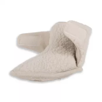 Lodger Slipper Teddy Baby Shoes, Birch, 6-12 Months, Size 19-20